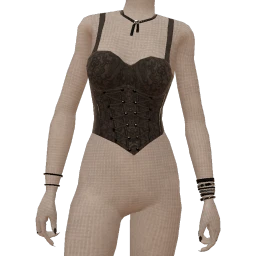 Yume Charm Black Corset