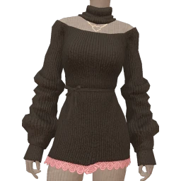 Yume Charm Black Jumper Dress