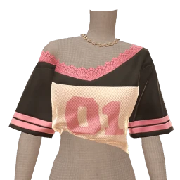 Yume Charm Pink Lace Sporty T-Shirt