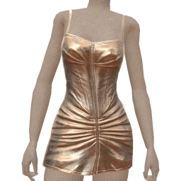 Yume Silver Shine Corset Dress