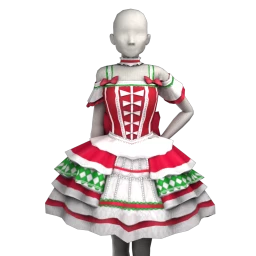 Yume Sweetest Candy Cane Outfit