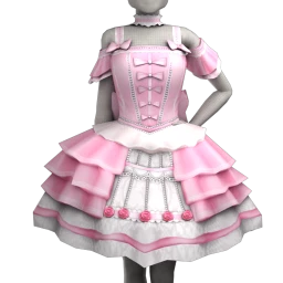 Yume Porcelain Doll Dress - Pink