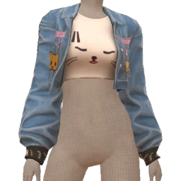 Yume Whiskers Denim Jacket