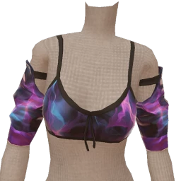 Yume Electric Purple Crop Top