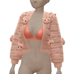 Yume Cute Kitty Cardigan