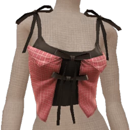 Yume Black Bows Beauty Crop Top