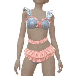Yume Frill Layered Swimwear