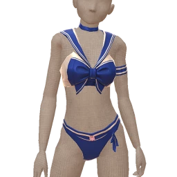 Yume Sailor Inspired Blue Bikini