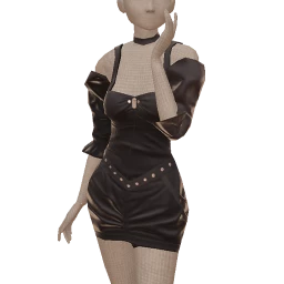 Yume Moody Fitted Mini Dress