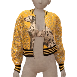 Yume Barking Bling Bomber Jacket