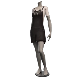 Yume Charmed Black Cat Pinafore