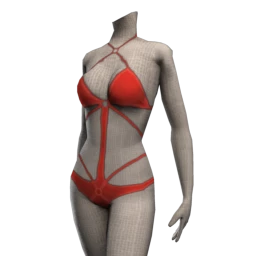 Adelia Coral Multi-Strap Monokini