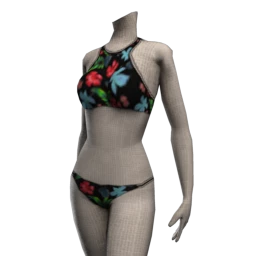 Seanna Sporty Tropical Tankini