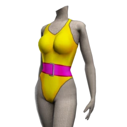 Bionic High Cut Leotard - Yellow