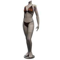 Bisou X-Triangle Bralet and Lace G-String