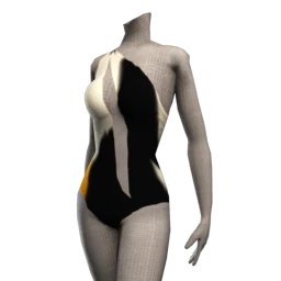 Lir Asymmetric Swimsuit - Mystique