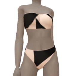 Luxe Monochrome Patch Leather Underwear