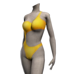 Kijane Freestyle Swimsuit - Neon Yellow