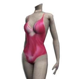 Kijane Hot Pink Metallic Swimsuit