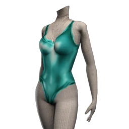 Kijane Aquamarine Metallic Swimsuit