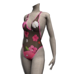 Kijane Tropical Party Mesh Swimsuit