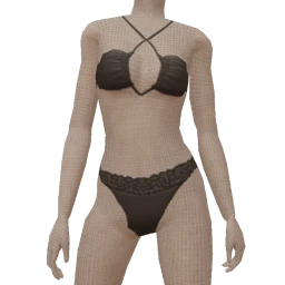Palermo Obsidian Charm Lingerie Set