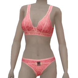 Palermo Pink Contrast Logo Print Lingerie