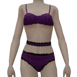 Palermo Deep Purple Lingerie set 