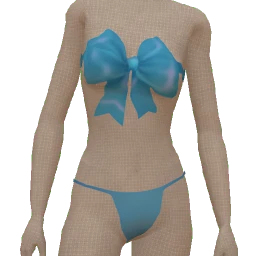 Palermo Baby Blue Bow Bikini
