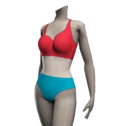 Front Row Red, White and Blue Swimsuit