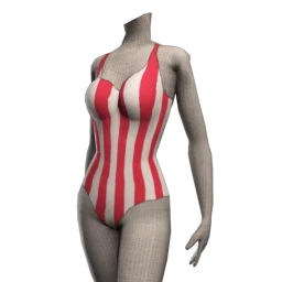 Front Row Party Stripes Swimsuit