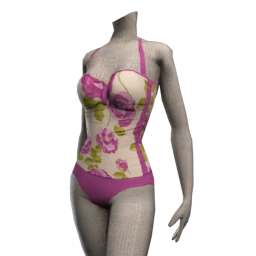 Mazu Tankini - Floral - Pink