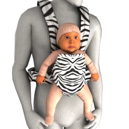 Foal Tiny Zebra Babykin (Darling)