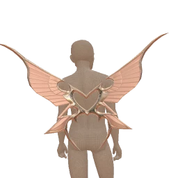 Cosmos Y2K Rose Gold Wings
