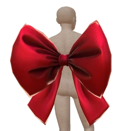 Cosmos Red Bow Wings