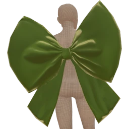 Cosmos Green Bow Wings