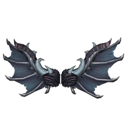 Cosmos Cute Furry BatCat Wings (Black)