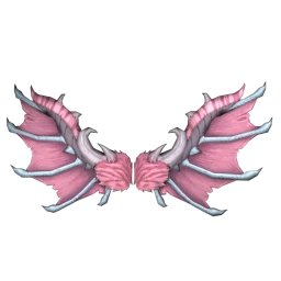 Cosmos Cute Furry BatCat Wings (Pink)
