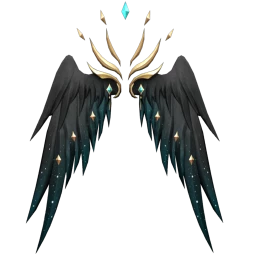 Cosmos Angel of the Gilded Void Wings