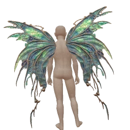 Cosmos Living Dead Blue Fairy Wings