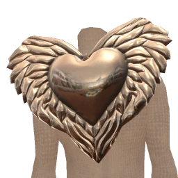 Cosmos Silver Heart Wings