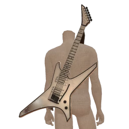 Delirious Silver Guitar