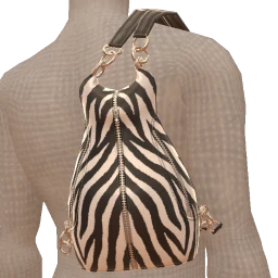 Front Row Edge Zebra Rucksack