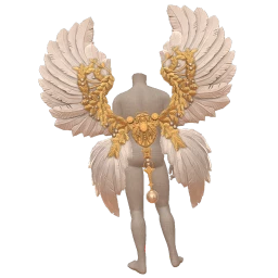 Ikon White Feather Wings