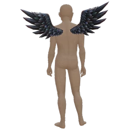 Cosmos Glittering Dark Wings