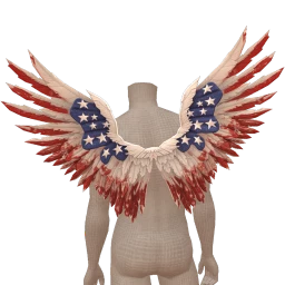 USAesthetics Red, White And Flew Wings