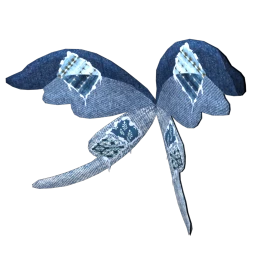 USAesthetic Upcycled Denim Wings