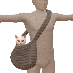 Yume Cat In The Brown Bag