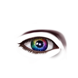 Black Rainbow Cosmic Eyes