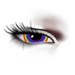 Black Rainbow Spectrum Eyes